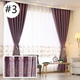 Cortina Opaca Hecha A Medida Estilo Europeo