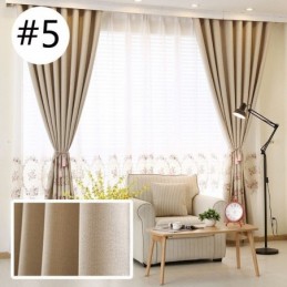 Cortina Opaca Hecha A Medida Estilo Europeo