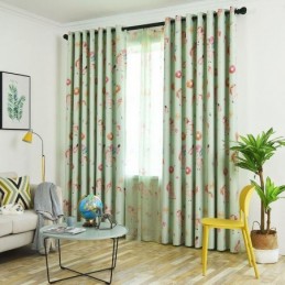 Cortina Opaca Hecha A Medida Con Estampado De Dibujos Animados Para Habitación Infantil