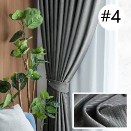 Cortina Para El Hogar Hecha A Medida Cortina Estilo Nórdico Color Liso