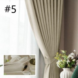 Cortina Para El Hogar Hecha A Medida Cortina Estilo Nórdico Color Liso