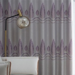 Cortinas Opacas Modernas De Tela Jacquard Con Diseño De Árbol