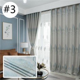 Cortinas Opacas Modernas De Tela Jacquard Con Diseño De Árbol