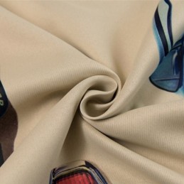 Cortinas Opacas Para Niños Con Estampado De Coches De Dibujos Animados, Decoración Para Ventanas