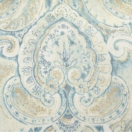 Cortina Vintage Americana Hecha A Medida Con Magnífico Estampado De Tótem Para Sala De Estar