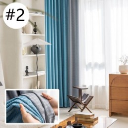 Cortina Jacquard De Pata De Gallo, Hecha A Medida, Opaca Para Sala De Estar Y Dormitorio.