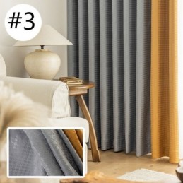 Cortina Jacquard De Pata De Gallo, Hecha A Medida, Opaca Para Sala De Estar Y Dormitorio.