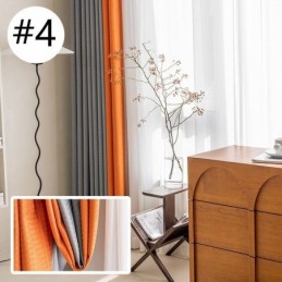 Cortina Jacquard De Pata De Gallo, Hecha A Medida, Opaca Para Sala De Estar Y Dormitorio.