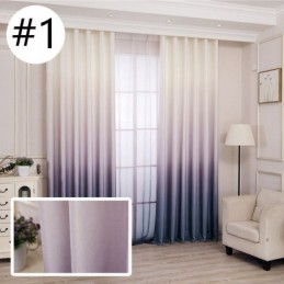 Cortinas Opacas Modernas Con Degradado Para Sala De Estar
