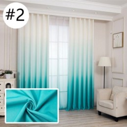 Cortinas Opacas Modernas Con Degradado Para Sala De Estar