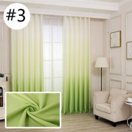 Cortinas Opacas Modernas Con Degradado Para Sala De Estar