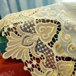 Cortina De Chenilla Hecha A Medida, Estilo Europeo, Con Bordado Floral, Para Ventana.