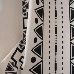 Cortinas De Exterior Impermeables Con Estampado Geométrico Para Porche Y Cenador.