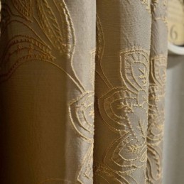 Cortina Retro Semiopaca Hecha A Medida, Cortina De Precisión Jacquard Para Sala De Estar