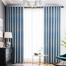 Cortinas Con Estampado De...