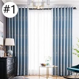 Cortinas Con Estampado De Árboles, Hechas A Medida, Juego De Cortinas De Lino Texturizadas Para Dormitorio