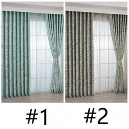 Cortinas Opacas Estilo Pastoral Americano Con Estampado De Pájaros, Hechas A Medida Para Sala De Estar Y Dormitorio.