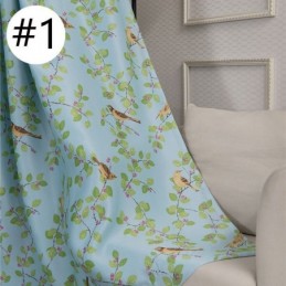 Cortinas Opacas Estilo Pastoral Americano Con Estampado De Pájaros, Hechas A Medida Para Sala De Estar Y Dormitorio.