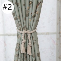 Cortinas Opacas Estilo Pastoral Americano Con Estampado De Pájaros, Hechas A Medida Para Sala De Estar Y Dormitorio.