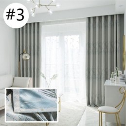 Cortina Con Estampado Botánico, Hecha A Medida, Con Aislamiento Térmico Y De Bajo Consumo.