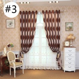 Cortina Opaca Nordic Max, Hecha A Medida, Con Estampado De Jacquard De Vid Para Dormitorio