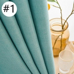 Cortinas Opacas Modernas De Color Sólido, Hechas A Medida, Para Sala De Estar Y Dormitorio.