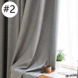 Cortinas Opacas Modernas De Color Sólido, Hechas A Medida, Para Sala De Estar Y Dormitorio.