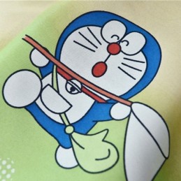 Cortina Opaca Con Estampado De Doraemon, Hecha A Medida, Para Habitación Infantil