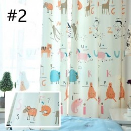 Cortina Hecha A Medida Cortina Con Estampado Animal Habitación Infantil