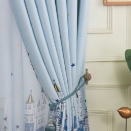 Cortinas Con Estampado De New Castle, Estilo Europeo, Para Sala De Estar Y Dormitorio.