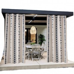 Cortinas Impermeables Para Exteriores, Con Bloqueo De Calor, Hechas A Medida Para Patio, Pérgola Y Porche.