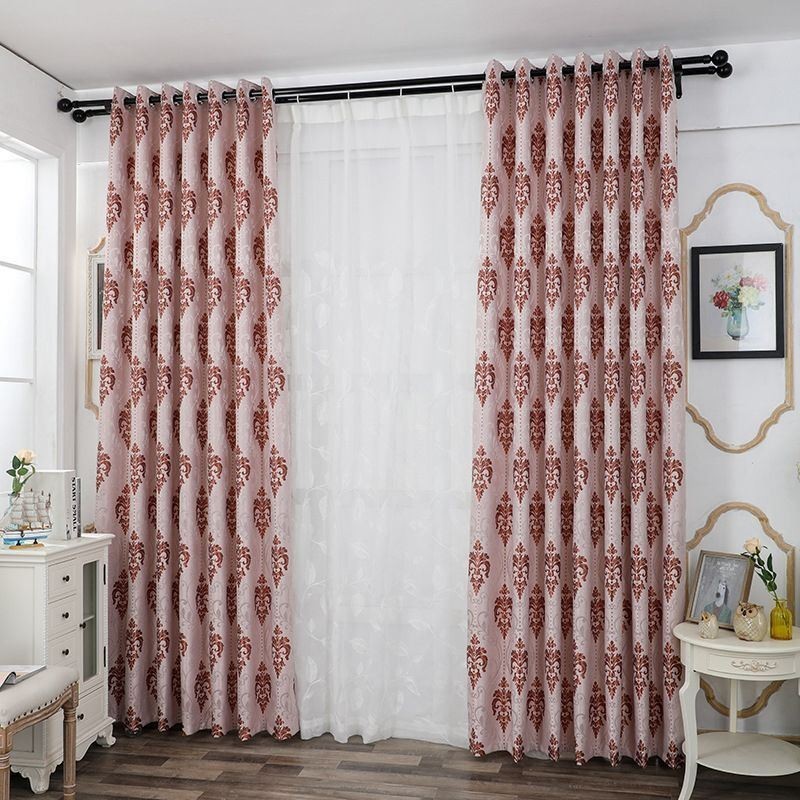 Cortinas Modernas De Tela Jacquard De Chenilla Europea Para Salón, Comedor Y Dormitorio.