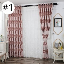 Cortinas Modernas De Tela Jacquard De Chenilla Europea Para Salón, Comedor Y Dormitorio.