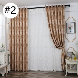 Cortinas Modernas De Tela Jacquard De Chenilla Europea Para Salón, Comedor Y Dormitorio.