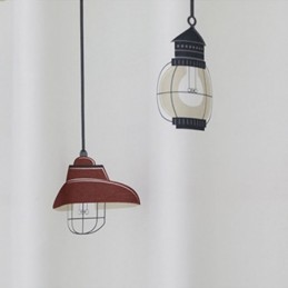 Cortina Estampada Moderna, Hecha A Medida, Con Patrón De Araña, Opaca Para Sala De Estar.