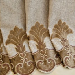 Cortina Hecha A Medida Cortina Estilo Europeo Bordado