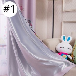 Cortinas Opacas Con Diseño De Casa De Dibujos Animados Para Habitación Infantil, Hechas A Medida.