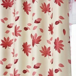 Cortinas Opacas Con Estampado De Hojas Para Sala De Estar