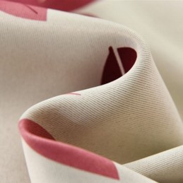 Cortinas Opacas Con Estampado De Hojas Para Sala De Estar