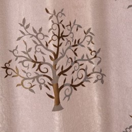 Cortinas Opacas Modernas De Tela Jacquard Con Diseño De Árbol