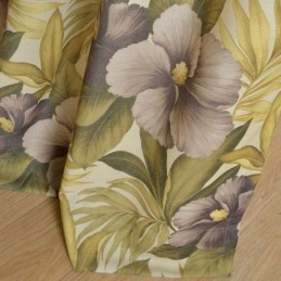 Cortina Opaca Country Max Hecha A Medida Con Estampado Floral Para Dormitorio