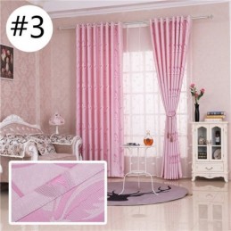 Cortinas Opacas Con Estampado De Hojas Para Sala De Estar