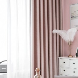 Cortina Para El Hogar Hecha A Medida Cortina Estilo Nórdico Color Liso