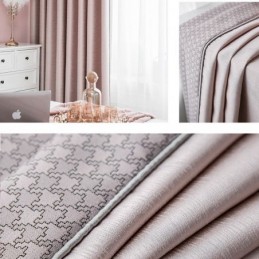 Cortina Para El Hogar Hecha A Medida Cortina Estilo Nórdico Color Liso