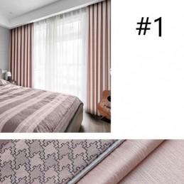 Cortina Para El Hogar Hecha A Medida Cortina Estilo Nórdico Color Liso