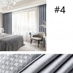 Cortina Para El Hogar Hecha A Medida Cortina Estilo Nórdico Color Liso