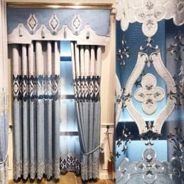 Cortina De Chenilla Hecha A...