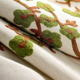 Cortina Moderna Hecha A Medida Cortina Algodón Lino Fresco Minimalista