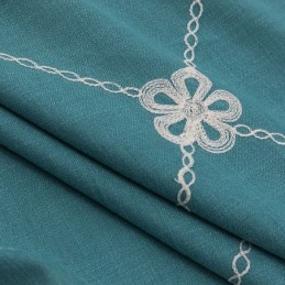 Cortina Moderna Hecha A Medida Cortina De Algodón Con Entramado De Diamantes