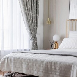 Cortina Moderna Hecha A Medida Cortina Con Estampado Floral Para El Hogar